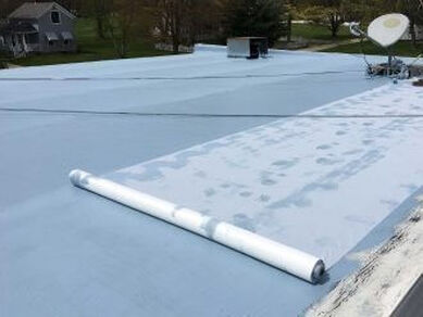 Commercial Roofing of Tulsa, OK Fabric Reinforced Roofing System